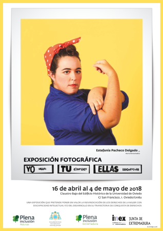 Cartel Exposición Yo mujer, tú cómplice, ellas luchadoras