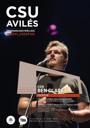 Masterclass UNIOVI_CREATIVA con el poeta Ben Clark