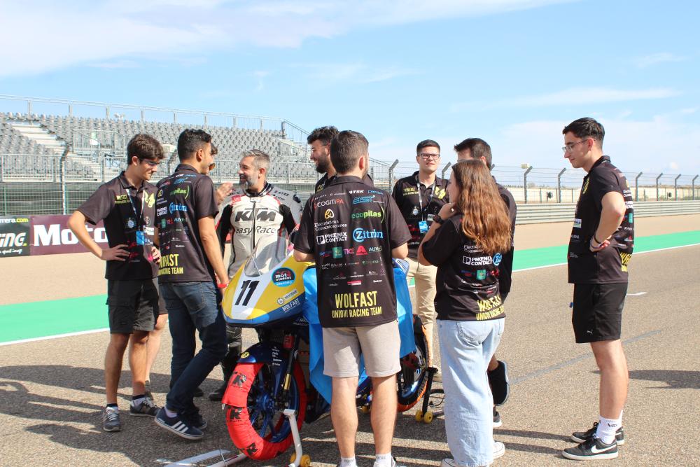 Imagen El equipo Wolfast UniOvi Racing Team regresa satisfecho de su participación con su nuevo prototipo de moto eléctrica en la competición Motostudent 