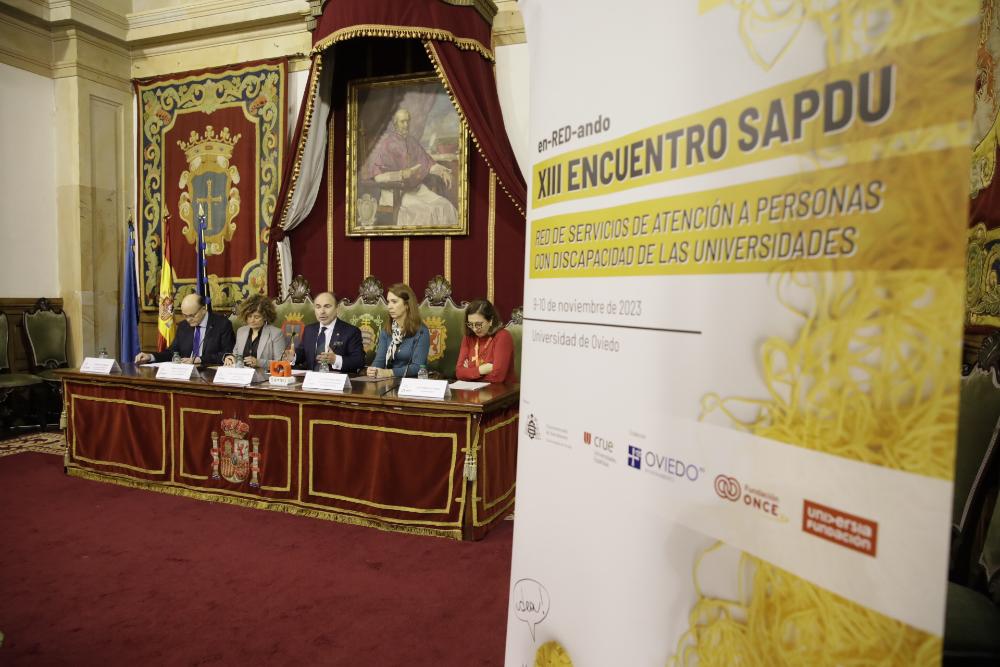 Imagen La Universidad de Oviedo acoge el XIII Encuentro de la Red de Servicios de Atención a Personas con Discapacidad de las Universidades de 2023