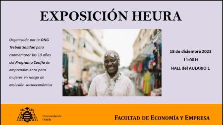 Inauguración de la Exposición Heura en la Facultad de Economía y Empresa 