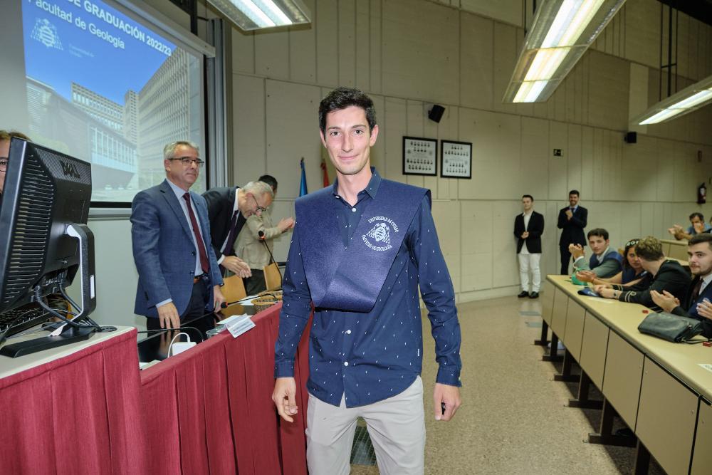 Imagen El estudiante Daniel Peña Gracia obtiene el Premio a la Excelencia Académica del Máster en Recursos Geológicos e Ingeniería Geológica