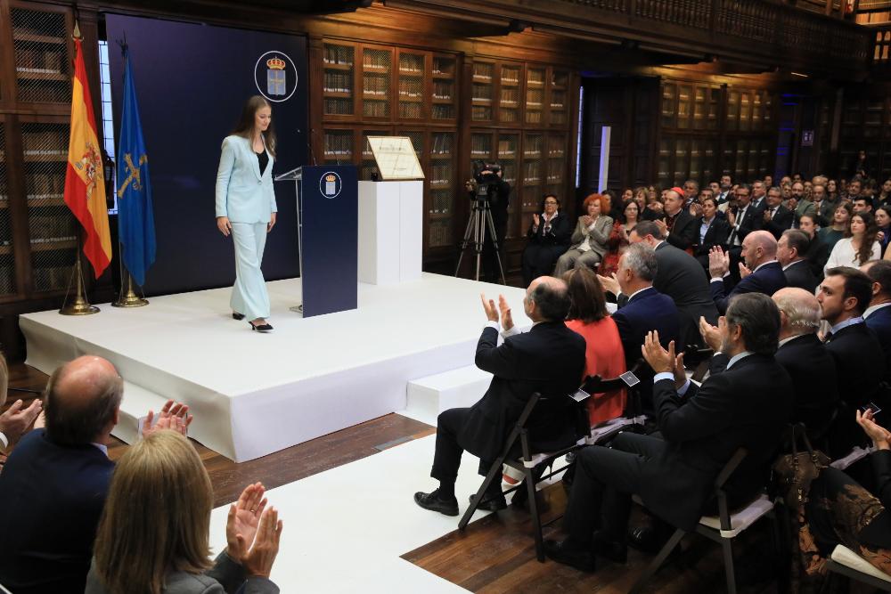 Imagen La Universidad de Oviedo acoge el acto de entrega de la medalla de Asturias a la Princesa Leonor